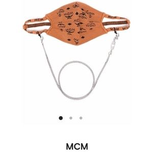 Brand NWT MCM chain face mask